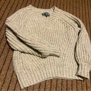American Eagle chunky knit sweater (XS)